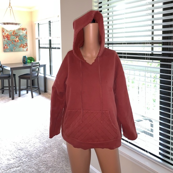 wild fable dark orange hoodie size L